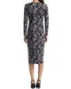 MICHAEL Michael Kors Women's Paisley Ruched Midi-Dress - 5