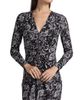 MICHAEL Michael Kors Women's Paisley Ruched Midi-Dress - 6