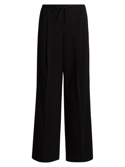MICHAEL Michael Kors Women's Pleated Drawstring Wide-Leg Track Pants