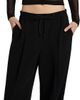 MICHAEL Michael Kors Women's Pleated Drawstring Wide-Leg Track Pants - 6