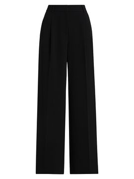 MICHAEL Michael Kors Women's Pleated Wide-Leg Pants