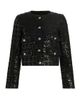 MICHAEL Michael Kors Women's Sequin Tweed Crop Jacket - 1