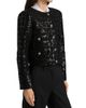 MICHAEL Michael Kors Women's Sequin Tweed Crop Jacket - 4