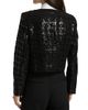 MICHAEL Michael Kors Women's Sequin Tweed Crop Jacket - 5