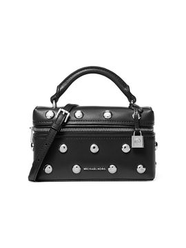 MICHAEL Michael Kors Women's Small Jana Studded Leather Crossbody Bag