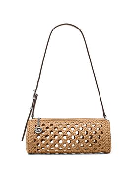 MICHAEL Michael Kors Women's Small Open-Weave Barrel Pouchette