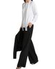 MICHAEL Michael Kors Women's Stretch Wool-Blend Wide-Leg Pants - 2
