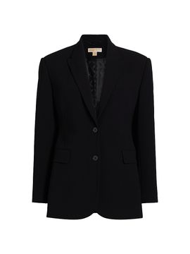 MICHAEL Michael Kors Women's Wide Shoulder Fit Blazer