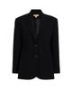 MICHAEL Michael Kors Women's Wide Shoulder Fit Blazer - 8