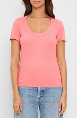 Michael Stars Michael Stars Calla Scoop Neck T-Shirt
