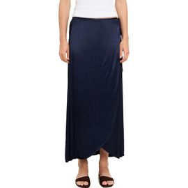 Michael Stars Michael Stars Diane Satin Wrap Midi Skirt