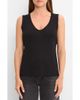 Michael Stars Michael Stars Gia V-Neck Supima Cotton Tank - 1