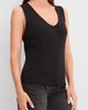 Michael Stars Michael Stars Gia V-Neck Supima Cotton Tank - 3