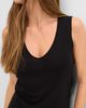 Michael Stars Michael Stars Gia V-Neck Supima Cotton Tank - 4