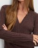 Michael Stars Michael Stars Ilona Slim V-Neck Top - 4