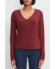 Michael Stars Michael Stars Liv V-Neck Long Sleeve Tee - 1