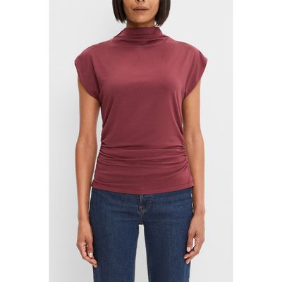 Michael Stars Michael Stars Mina Mock Neck T-Shirt