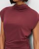 Michael Stars Michael Stars Mina Mock Neck T-Shirt - 4