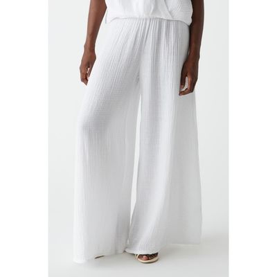 Michael Stars Michael Stars Simba Smocked Waist Wide Leg Pants