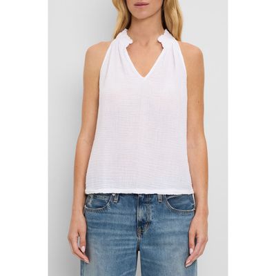 Michael Stars Michael Stars Viola Split Neck Tank