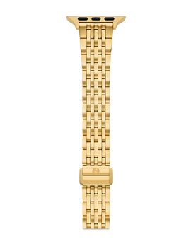 Michele Michele 18K Gold Plated Bracelet Band for Apple Watch, 38-49mm