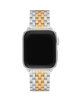 Michele Michele Apple Watch Tri-Tone 18K Gold-Plated Bracelet, 38-49mm