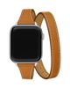 Michele Michele Brown Leather Band for Apple Watch, 38-49mm - 4