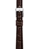 MICHELE MICHELE CHOC BRWN CROC LTHR STRAP 14MM - 1
