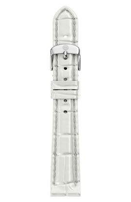 MICHELE MICHELE Croc Embossed Leather 14mm Apple Watch® Watchband
