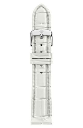 MICHELE MICHELE Croc Embossed Leather 16mm Apple Watch® Watchband