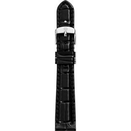 MICHELE MICHELE Croc Embossed Leather Watchband, 14mm