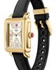 MICHELE MICHELE Deco Sport Mid Quartz Silicone Strap Watch, 29mm x 31mm - 5