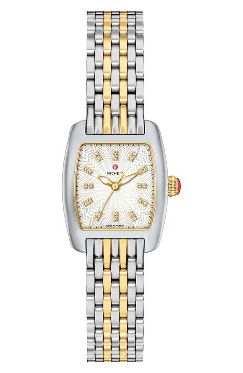 MICHELE MICHELE Urban Petite 2-Tone Bracelet Watch, 22mm