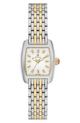 MICHELE MICHELE Urban Petite 2-Tone Bracelet Watch, 22mm