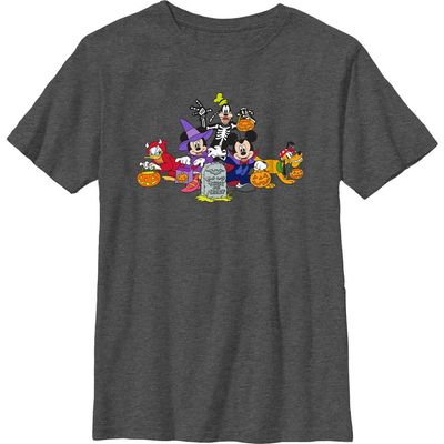 Mickey & Friends Boy's Mickey & Friends Halloween Group Shot T-Shirt