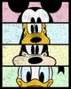 Mickey & Friends Boy's Mickey & Friends Mickey & Friends Cropped Portraits Crop Graphic Tee - 2