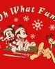 Mickey & Friends Girl's Mickey & Friends Oh What Fun Sled Graphic Tee - 2