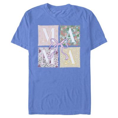 Mickey & Friends Mens Mickey & Friends Box Patterns Mama Bow T Shirt
