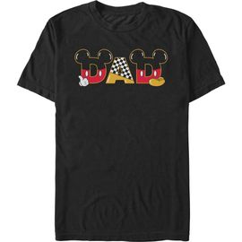 Mickey & Friends Mens Mickey & Friends Dad Mice Pattern T Shirt