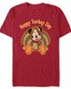Mickey & Friends Men's Mickey & Friends Happy Turkey Day Graphic Tee - 1