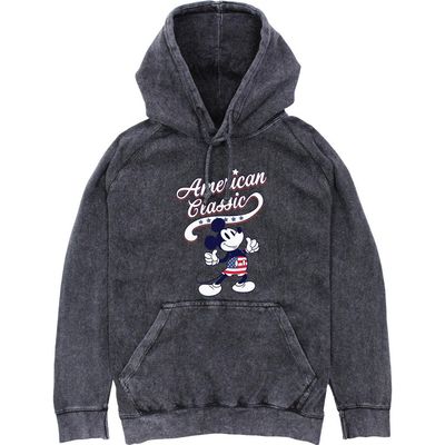 Mickey & Friends Mens Mickey & Friends Retro American Classic Lightweight Hoodie