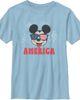Mickey & Friends Mickey & Friends Boys' American Sunglasses and Fireworks Short Sleeve Graphic T-Shirt - 1