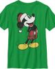Mickey & Friends Mickey & Friends Boys' Mickey Going Plaid For Christmas Short Sleeve Graphic T-Shirt - 1