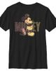 Mickey & Friends Mickey & Friends Boys' Retro Check Sketch Graphic Short Sleeve T-Shirt - 1