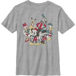 Mickey & Friends Mickey & Friends Boys' The Gangs Together For Holiday Short Sleeve Graphic T-Shirt