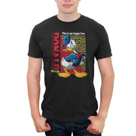 Mickey & Friends Mickey & Friends Men's Donald Duck This is my Happy Face Short Sleeve Graphic T-Shirt