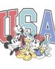 Mickey & Friends Womens Mickey & Friends The American Dream Team T Shirt - 2