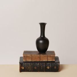MIDDLE KINGDOM MIDDLE KINGDOM Semi-Matte Porcelain Mini Lotus Vase