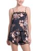 Midnight Bakery Midnight Bakery Stretch Satin Camisole & Shorts Set - 1