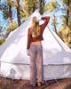 Midnight Lunch Midnight Lunch Josie Lounge Pant in Cabin Sky, Women's at Urban Outfitters - 4